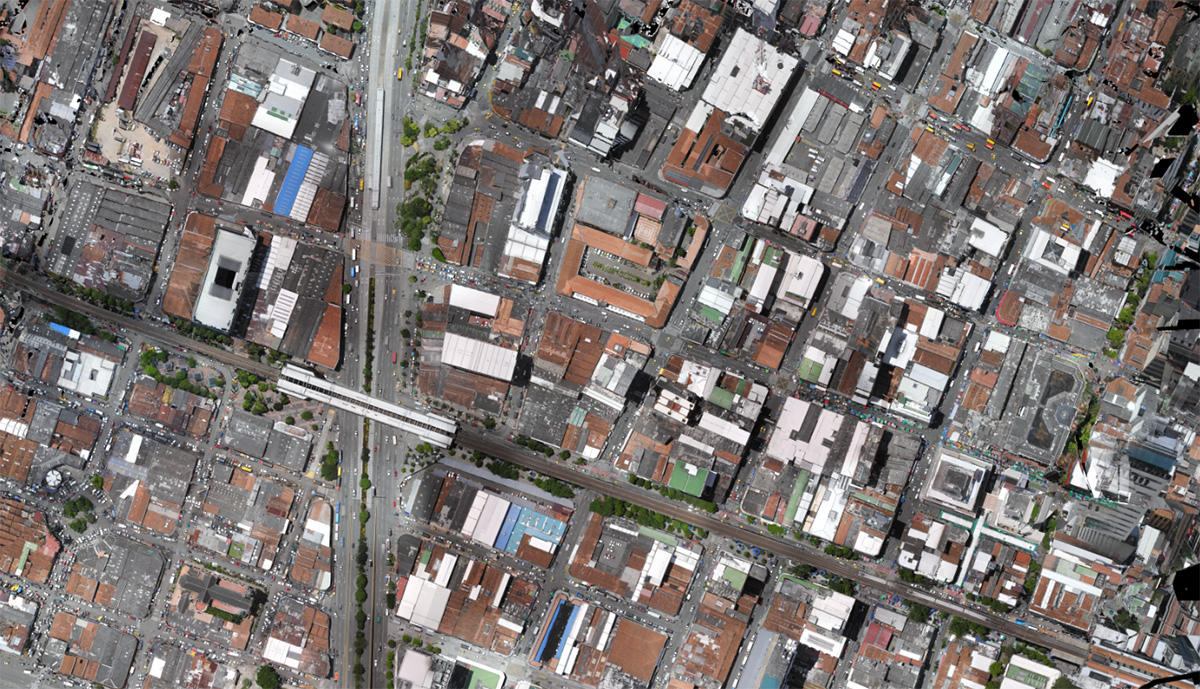 Dataset large-scale city mapping of Medellin