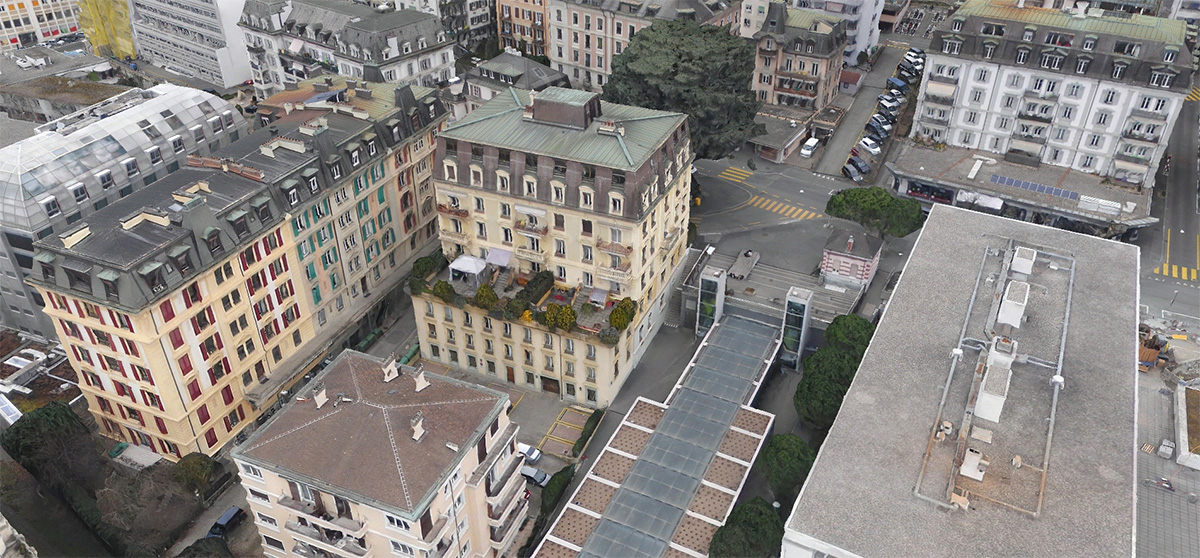 Dataset city mapping of Lausanne digital twin with eBee X drone