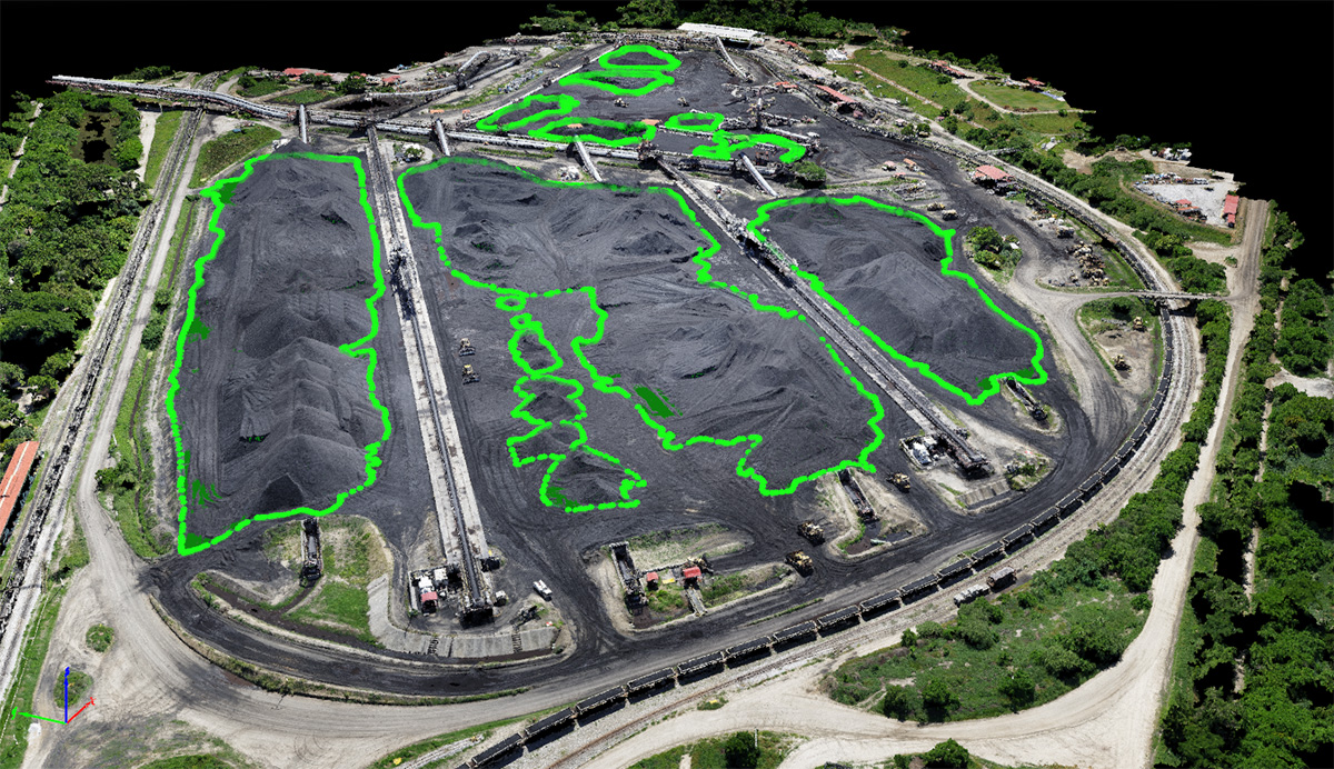 Mine eBee X drone mapping dataset