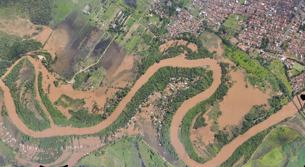 Flood mapping in Brazil with eBee TAC drone and S.O.D.A. 3D camera