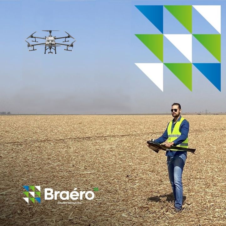 The company Braéro Soluções Aeroagrícolas uses the eBee X drone and a sprayer drone 