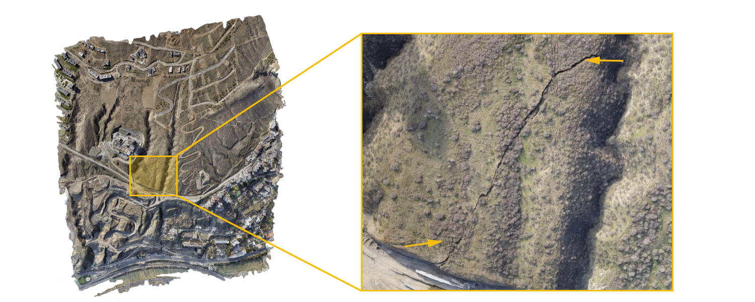 Drone mapping of the Vashlijvari landslide in Tbilisi, Georgia